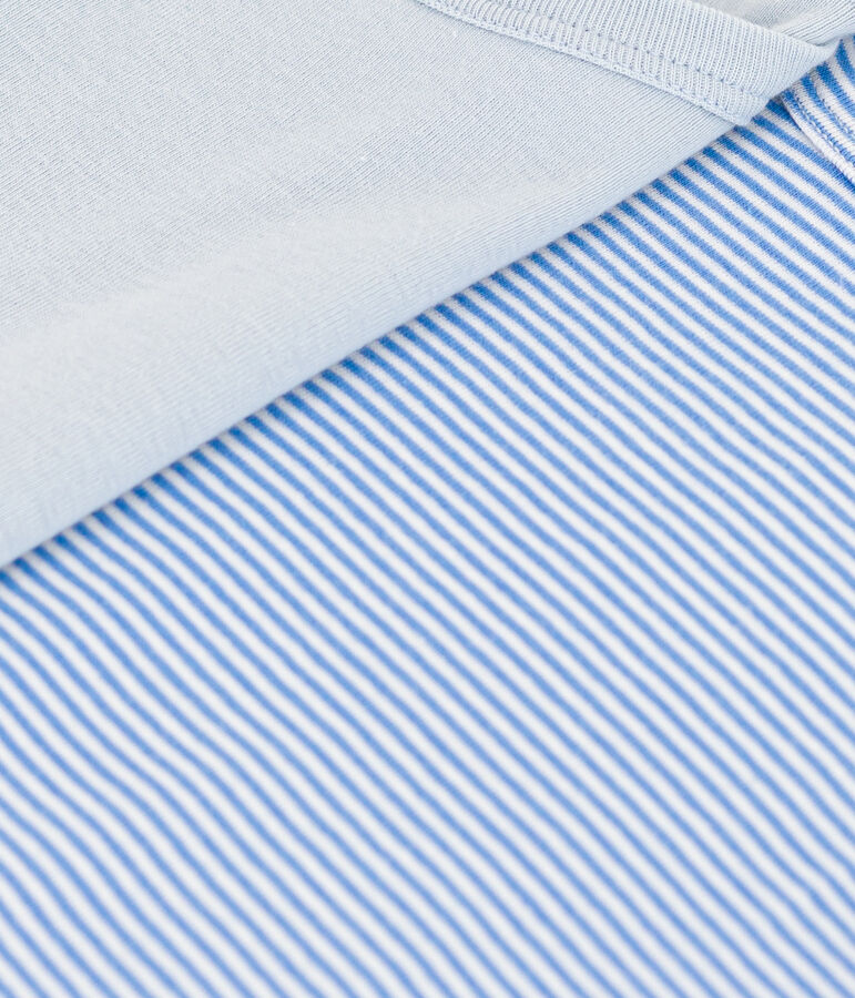 Confezione da 2 t-shirt bambino a maniche corte essenziali in cotone multicolore