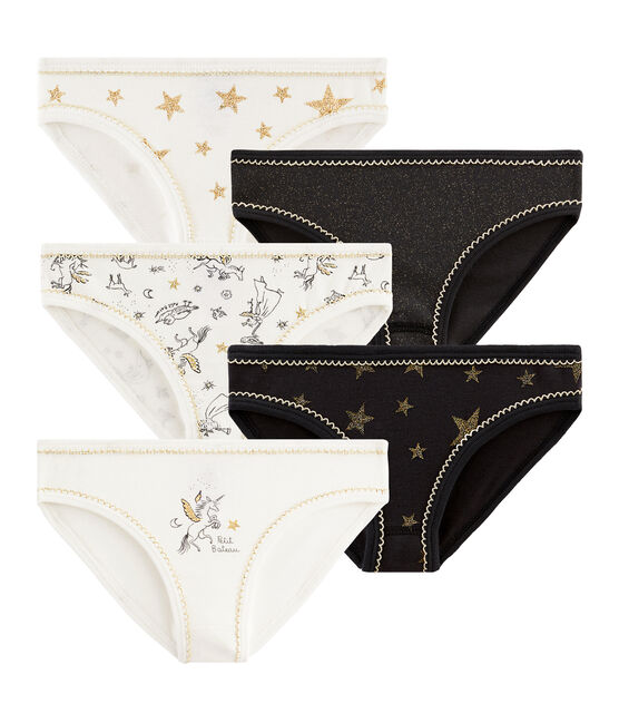 Confezione da 5 slip bambina variante 1