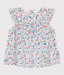 Blusa senza maniche in cotone con stampa a fiori neonato bianco MARSHMALLOW/bianco MULTICO