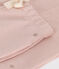 Completo cardigan e pantaloni in tessuto felpato bebè rosa SALINE