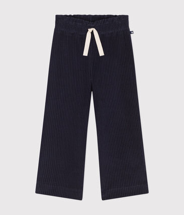 Pantaloni ampi in velluto sottile bambina-image
