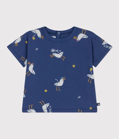 T-shirt a maniche corte in cotone per neonato