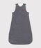 Sacco nanna in velluto neonato TOG 2,5 blu SMOKING/bianco MARSHMALLOW