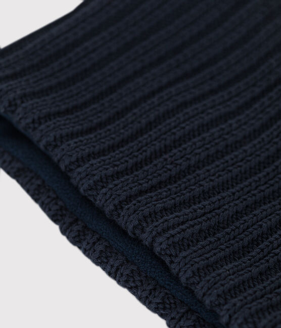 Snood in maglia foderata in pile bambino blu SMOKING