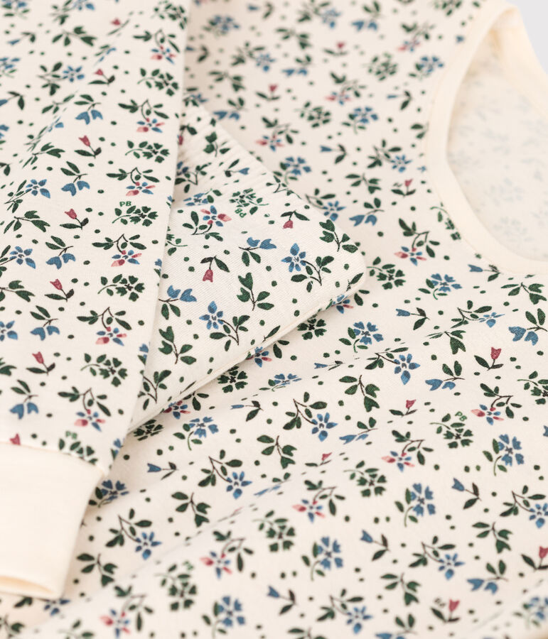 Pigiama donna in cotone bianco AVALANCHE/ ROVER/ MULTICO