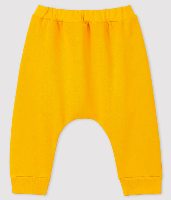 Pantalone bebé in molleton giallo BOUDOR