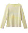 Mariniere iconica grigio POUSSIERE/giallo BLE
