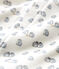 Bodyjama bebè maschio in ciniglia bianco MARSHMALLOW/bianco MULTICO