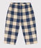 Pantaloni di flanella a scacchi per bebè INCOGNITO/ AVALANCHE