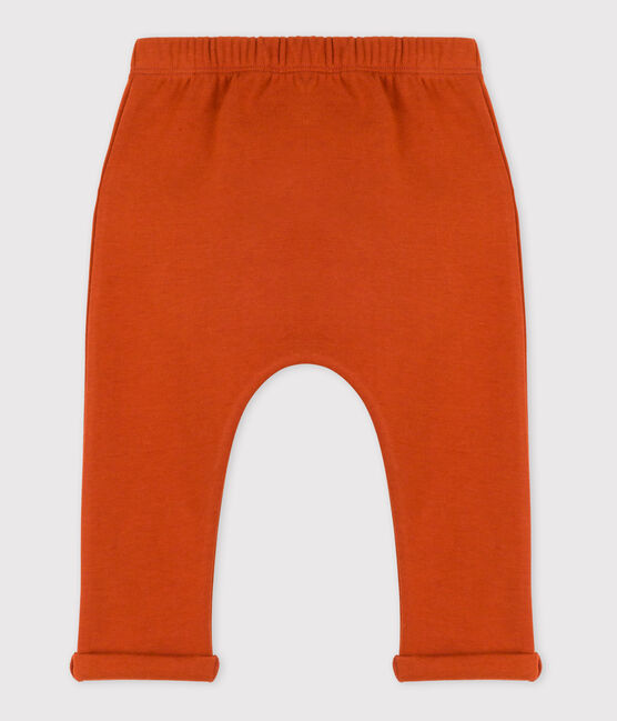 Pantaloni in jersey spesso per neonati marrone RUSTY