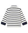 Polo rigata bebé maschio bianco MARSHMALLOW/blu SMOKING