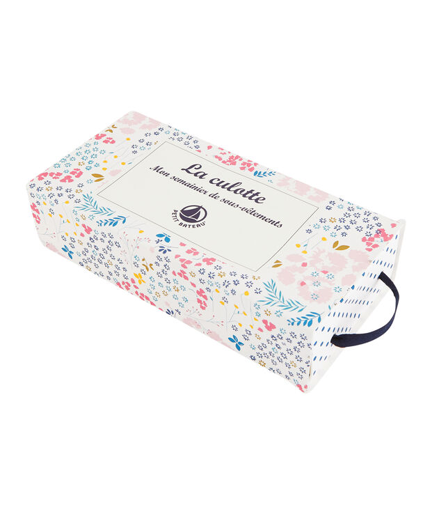 Confezione da 5 slip bambina multicolore