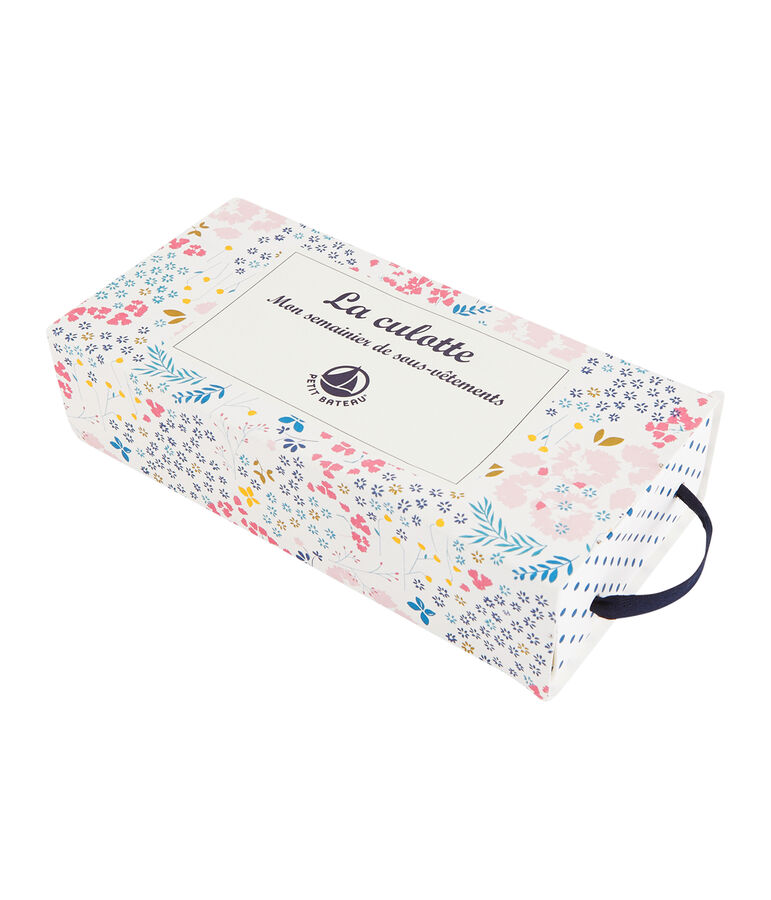 Confezione da 5 slip bambina multicolore