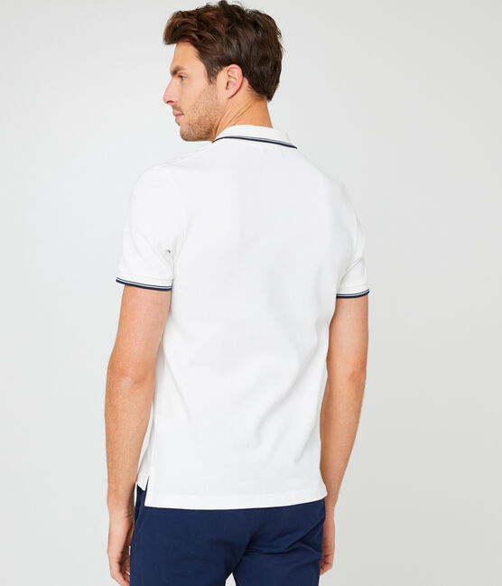 Polo maniche corte uomo bianco MARSHMALLOW