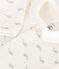 Pigiama neonato in velluto bianco MARSHMALLOW/ HERBIER