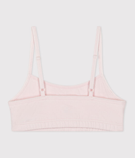 Bralette in cotone ed elastan tinta unita donna rosa FLEUR