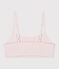 Bralette in cotone ed elastan tinta unita donna rosa FLEUR