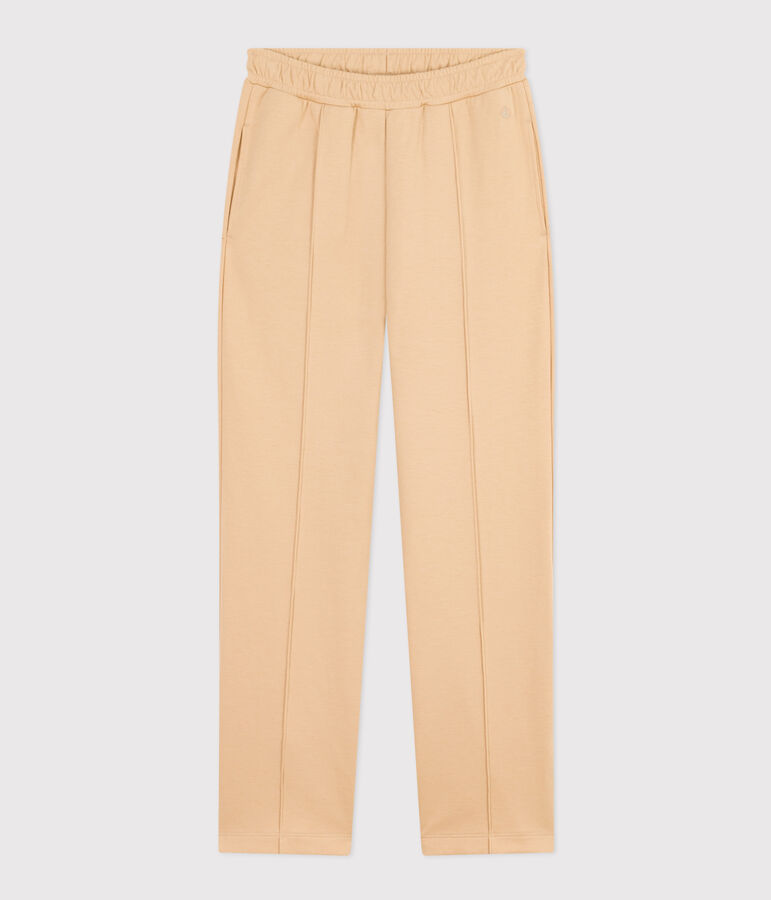 Pantaloni in cotone donna beige FACILE