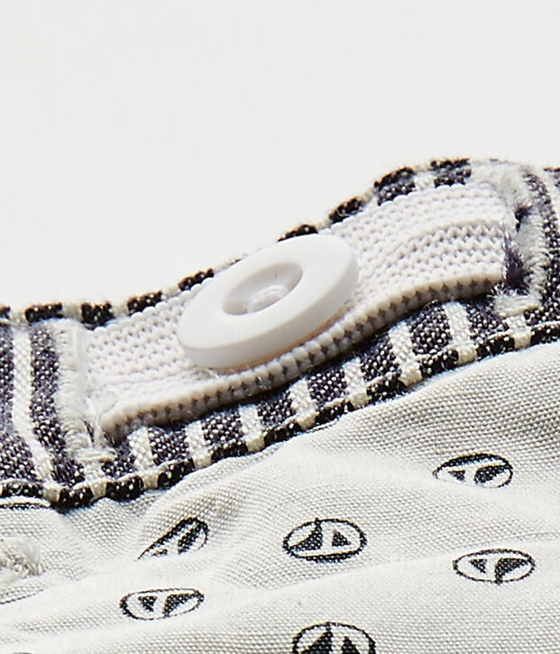 Pantaloni per beb&egrave; maschio a righe blu/bianco