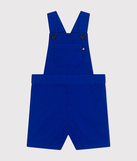 Salopette corta in serge bebè blu SURF