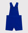 Salopette corta in serge bebè blu SURF