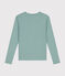 T-shirt L'ICONIQUE girocollo in cotone Donna verde PAUL
