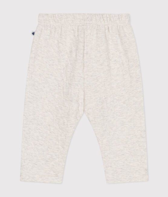 Pantaloni in tubique trapuntato neonato beige MONTELIMAR CHINE
