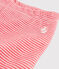 Leggins millerighe bebè femmina rosa POPPY/bianco MARSHMALLOW
