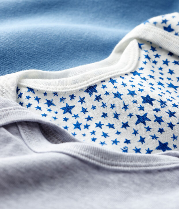 Confezione da 3 body a manica lunga beb&egrave; maschio multicolore