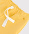 Joggers in cotone tinta unita neonato giallo ORGE