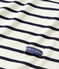 Sciarpa donna a righe mariniere beige COQUILLE/blu SMOKING
