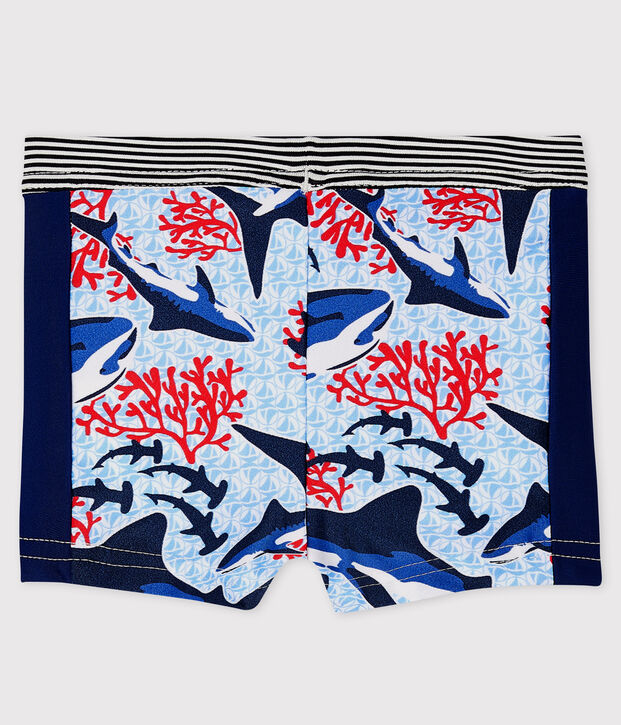 Shorts mare ecoresponsabili bimbo blu/multicolore