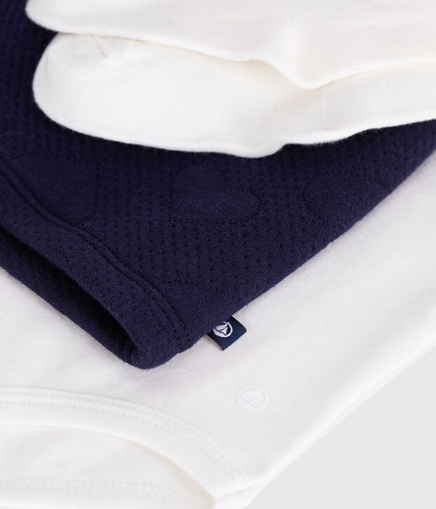 Set regalo in cotone neonato: abito, body e collant multicolore