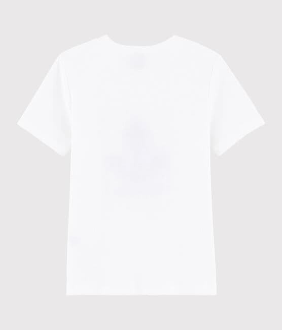 T-shirt serigrafata bambino bianco ECUME