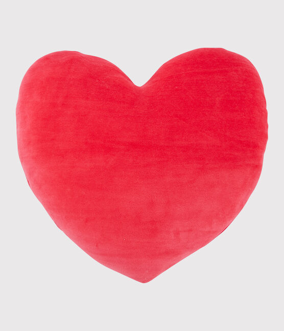Cuscino a cuore in velluto rosso TERKUIT