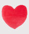 Cuscino a cuore in velluto rosso TERKUIT