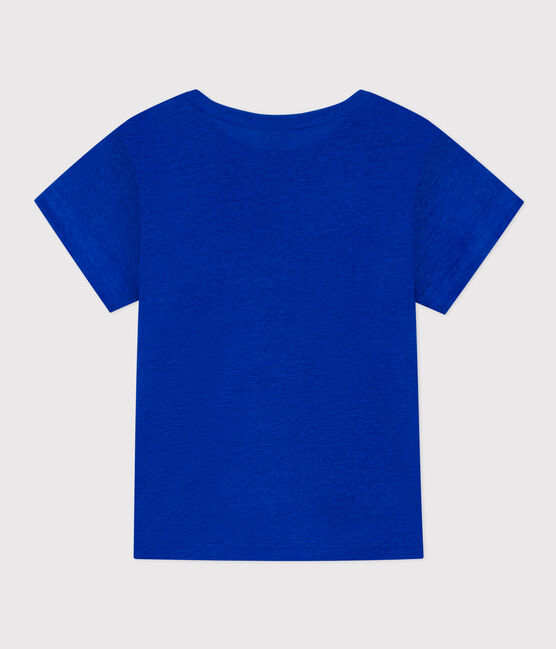 T-shirt L'ICONIQUE in lino Donna blu PERSE