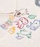 T-shirt a maniche lunghe in cotone tinta unita con motivo decorativo neonato MONTELIMAR CHINE