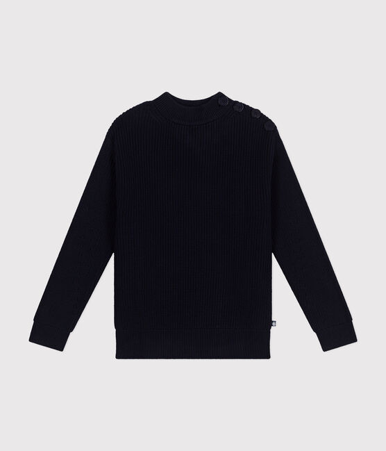 Maglione a costa inglese in cotone Donna blu SMOKING