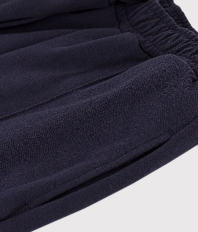 Pantaloni in cotone e elastan donna blu