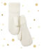 Guanti per bambina beige COQUILLE/giallo DORE