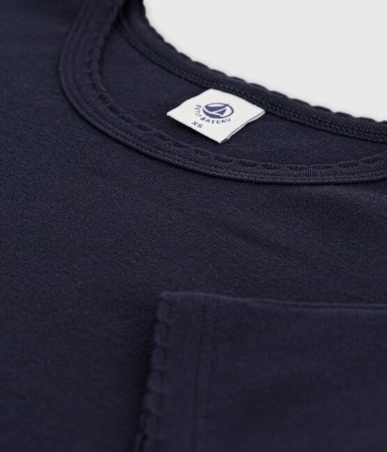 T-shirt L'ICONIQUE cocotte in cotone Donna blu SMOKING
