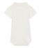 Body mc colletto polo neonato maschietto tinta unita bianco MARSHMALLOW CN