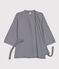 Kimono a righe donna blu/bianco