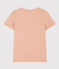 T-shirt LE DROIT scollo a V in cotone Donna beige VINTAGE