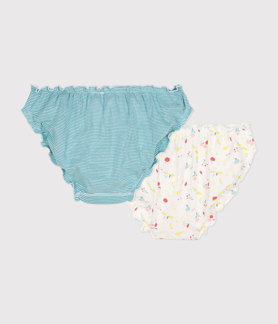 Set di 2 slip froufrou in cotone donna variante 1