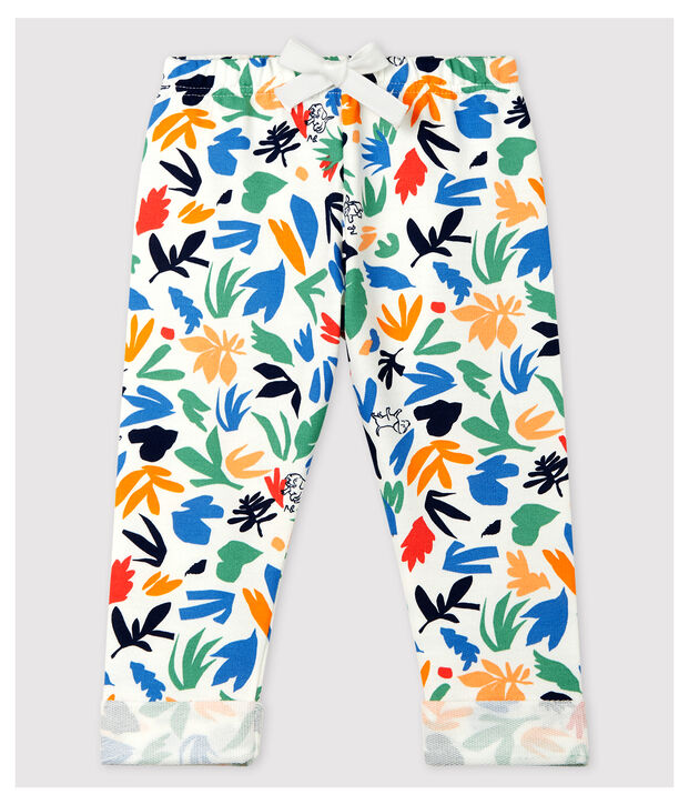 Pantaloni alla turca beb&egrave;. bianco/multicolore
