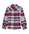Camicia a quadri per bambino in twill blu SMOKING/rosso TERKUIT/ OGRE