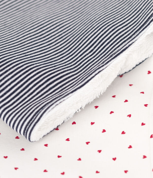 2 bavaglini a bandana in cotone neonato multicolore