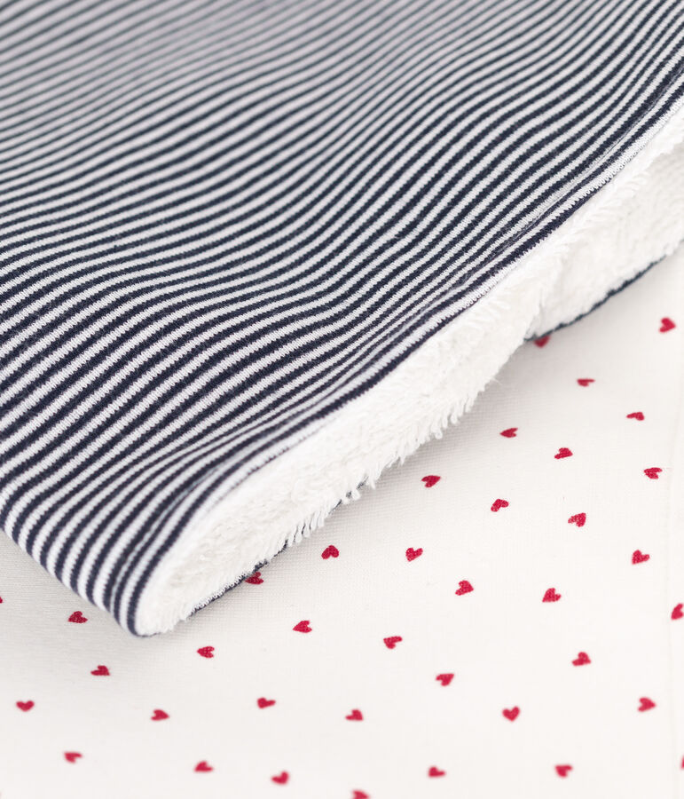 2 bavaglini a bandana in cotone neonato multicolore